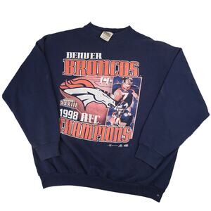 Vintage 90s Denver Broncos Champions Graphic Sweatshirt